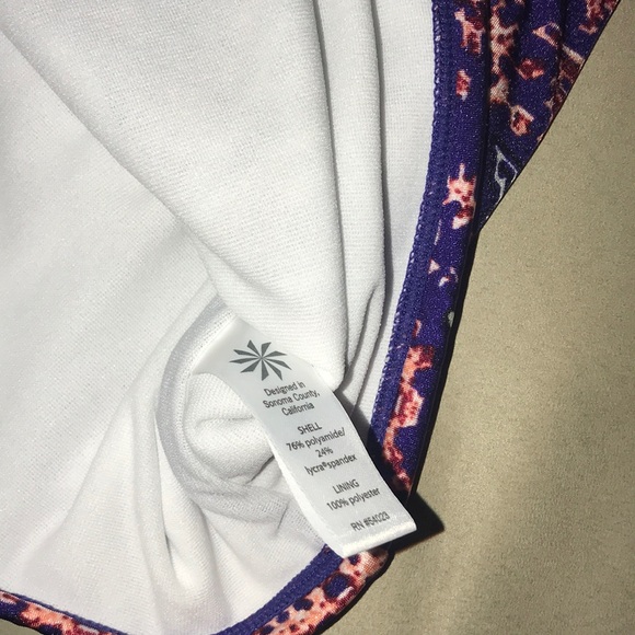 Athleta bathing suit top purple/pink size S. Bin Y - Picture 2 of 6
